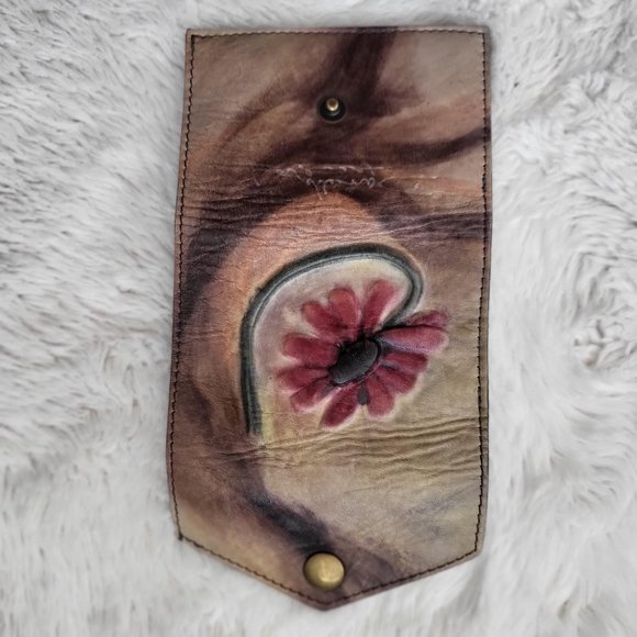 Handmade Leather Art Purse & Wallet - Picture 6 of 16